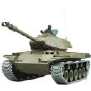 Amewi 23045 RC karinės sausumos transporto priemonės modelis, valdomas radijo bangomis, RC tankas, elektrinis variklis, 1:16 (23045)