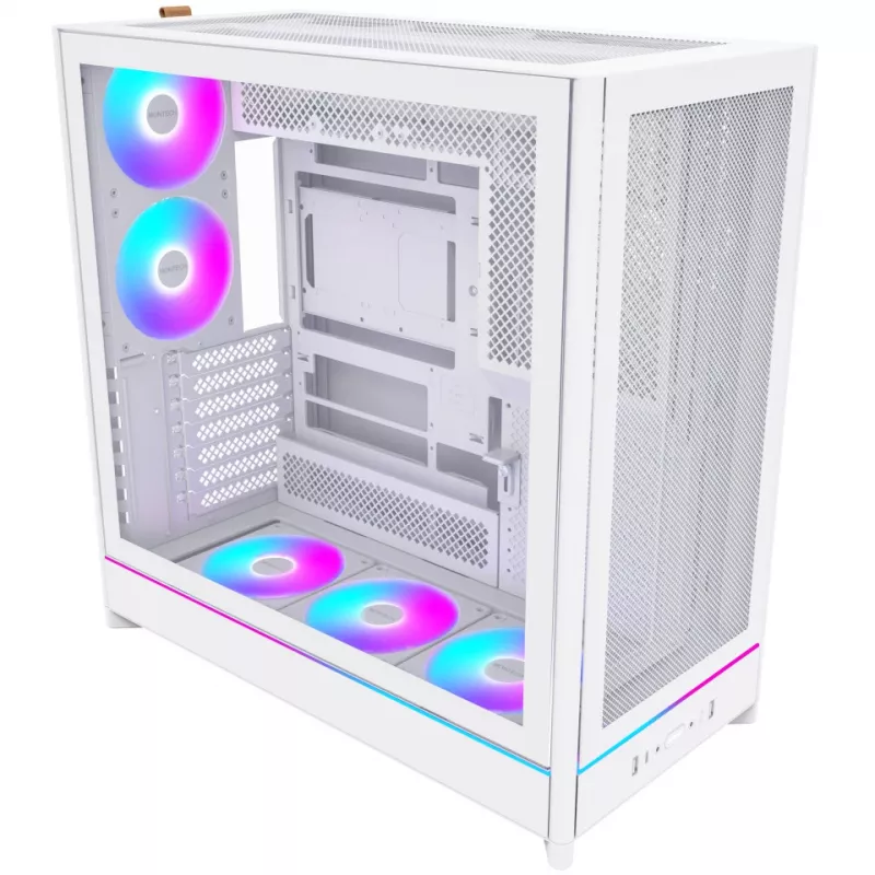 PC korpusas Montech HS01 PRO Midi Tower Balta