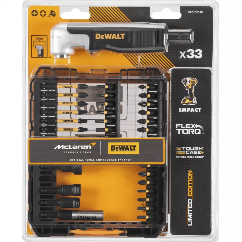 Grąžtų antgalių rinkinys DeWalt DT70782-QZ — 10 dalių HSS sukamųjų grąžtų rinkinys