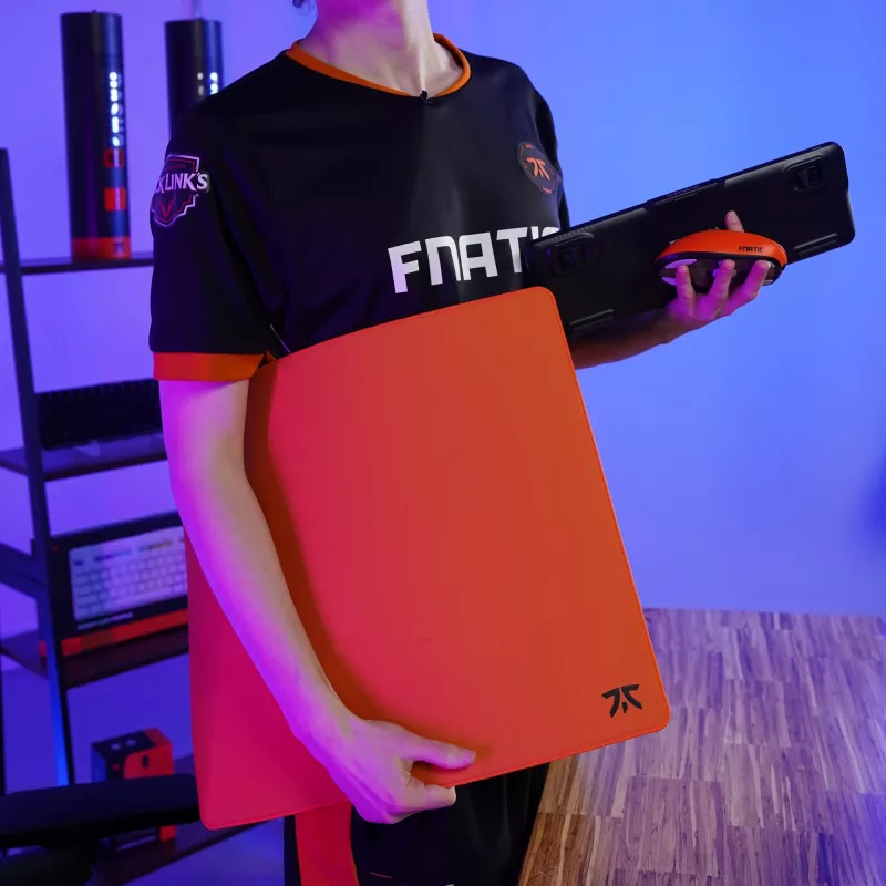 Fnatic DASH2 MAX žaidimų pelės kilimėlis, oranžinis
