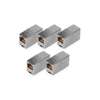 RJ45 modulinis sujungiklis Digitus DN-93901-5 5 vnt. auksuoti kontaktai sidabrinis