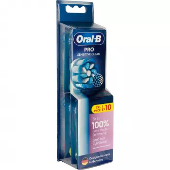 Oral-B Pro Sensitive Clean keičiamos šepetėlių galvutės, 10 vnt.