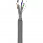 Wentronic Goobay CAT 6 tinklo kabelis, S/FTP (PiMF), pilkas, 305 m – CCA vario mišinys, AWG 23/1 (vientisas), PVC (95696)