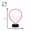 Stalinė lempa MANTA SNL86PK Style Neon Lights UFO Pink – dekoratyvinė neoninio stiliaus rožinė lempa