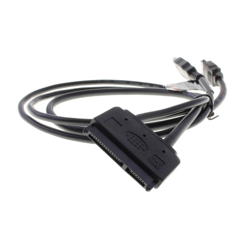 Akasa Flexstor eSATA kabelis 6,40cm (2.5) - SATA HDD ir SSD (AK-CBSA03-80BK)