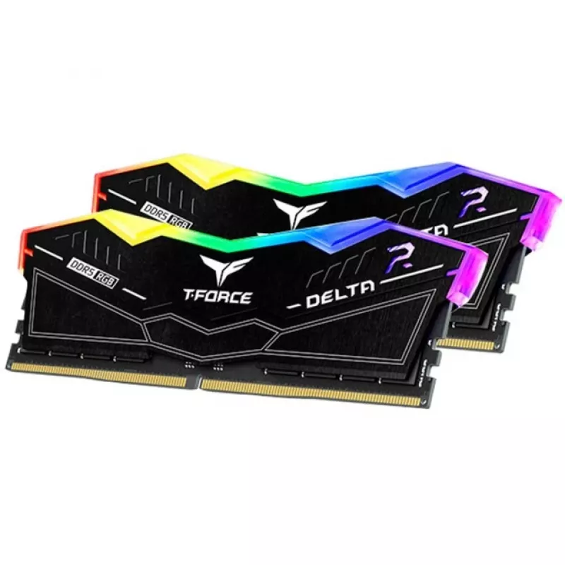 DIMM 64 GB DDR5-6000 (2x 32 GB) Dual-Kit, atmintinė juoda, FF3D564G6000HC38ADC01, Delta RGB, INTEL XMP