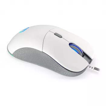ENDORFY GEM Plus Onyx Balta pelė, žaidimams, dešiniarankiams, USB Type-C, optinė, 19000 DPI