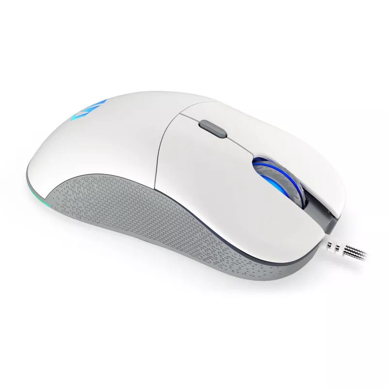 ENDORFY GEM Plus Onyx Balta pelė, žaidimams, dešiniarankiams, USB Type-C, optinė, 19000 DPI
