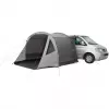 Drive-away tentas easy camp Eidfjord Pilka — standus rėmas, 3400×3100×2100 mm, 3 m atsparus vandeniui