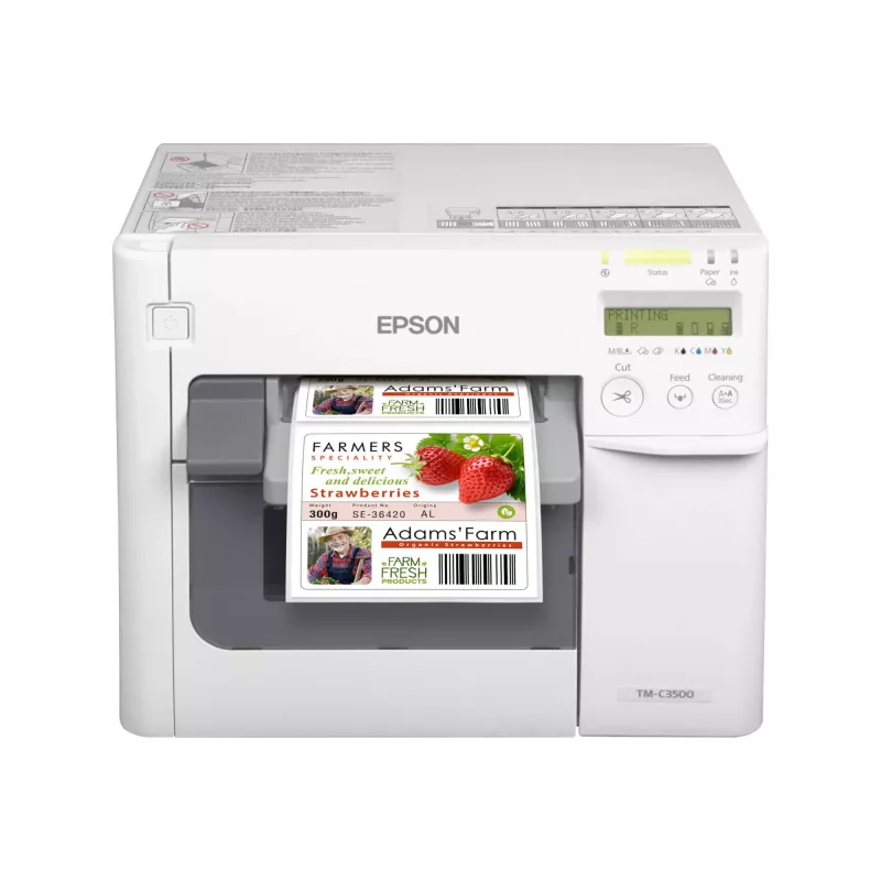 Epson TM-C3500 etikečių spausdintuvas rašalinis Spalvotas 720 x 360 DPI 103 mm/sek. Laidinis Ethernet LAN