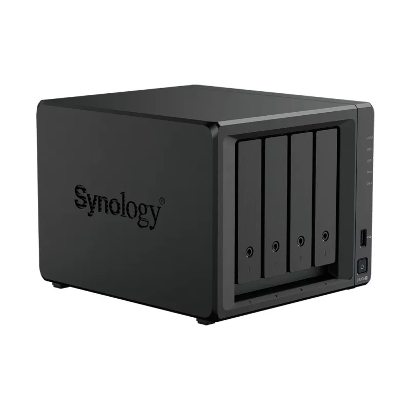 Synology DiskStation DS925+ NAS/saugyklos serveris Ryzen Embedded V1500B 4 GB DDR4 0 TB Juoda
