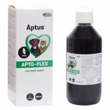 Skystas sąnarių papildas Aptus Apto-flex 500 ml šunims ir katėms, dietinis skystis, be konservantų