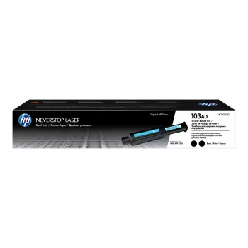 HP Originali 103AD Neverstop Juoda Toner Refill Kit , Two tonerio kasetė Set