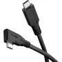Goobay USB-C laidas 90° 1 m juodas - 60 W 5 Gbit/s maitinimo tiekimas (79421)