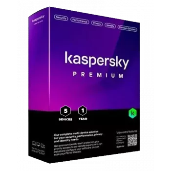Kaspersky Premium + Klientų aptarnavimas | 5 įrenginių | 1 metai | ES