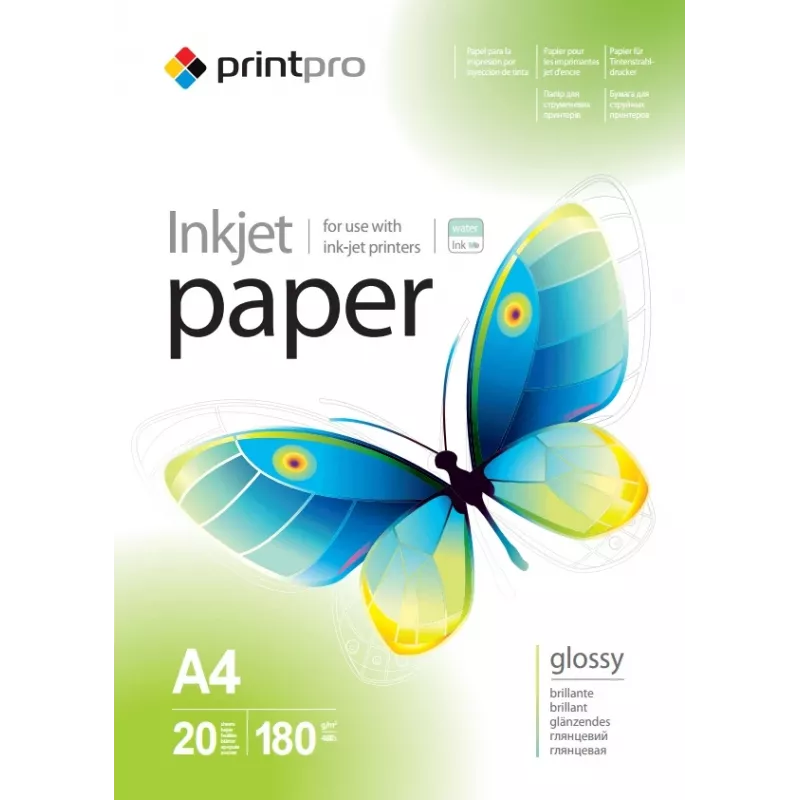 Fotopopierius ColorWay PrintPro PGE180020A4 180 g/m², A4, 20 lapų