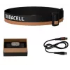 Priekinė lemputė Duracell DH2000R Gift Box — kompaktiška juodai oranžinė įkraunama priekinė lemputė