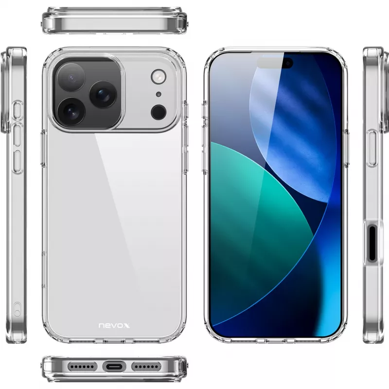 nevox StyleShell Flex - iPhone 17 Pro Max 6.9 permatomas (2513)