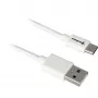 USB adapterio laidas Sharkoon USB 2.0 A į USB-C 1,5 m, baltas