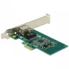 DeLock PCI Express kortelė > 1 x Gigabit LAN - Tinklo adapteris - PCIe 2.1 žemo profilio - Gigabit Ethernet