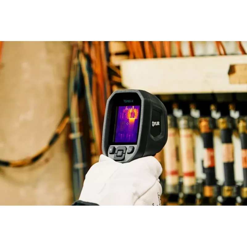 FLIR TG165-X MSX šiluminė kamera -25 iki +300 °C 80 x 60 pikselių 8,7 Hz MSX®, integruotas LED apšvietimas, skaitmeninė kamera