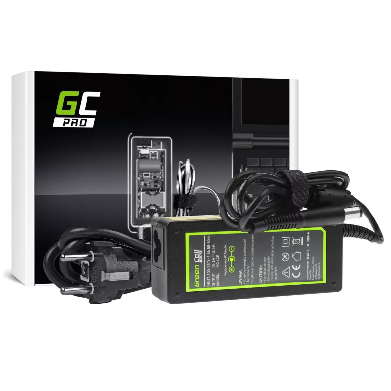 Green Cell AD12P maitinimo adapteris/keitiklis, vidinis, 65 W, juodas