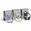 Ausinės MANTA HDP1001PU Rytmo Elegance Purple ant ausų uždedamos, laidinės, modelis HDP1001PU