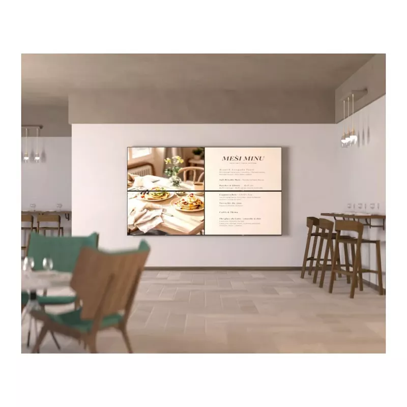 139,0cm/55 inch (3840x2160) JAPANNEXT JN-IPS550UHD60F 16:9 IPS 60Hz HDMI USB WLAN Garsiakalbis Juoda