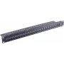 Patch panel 1U ShiverPeaks BS75066-1 Metal Juoda