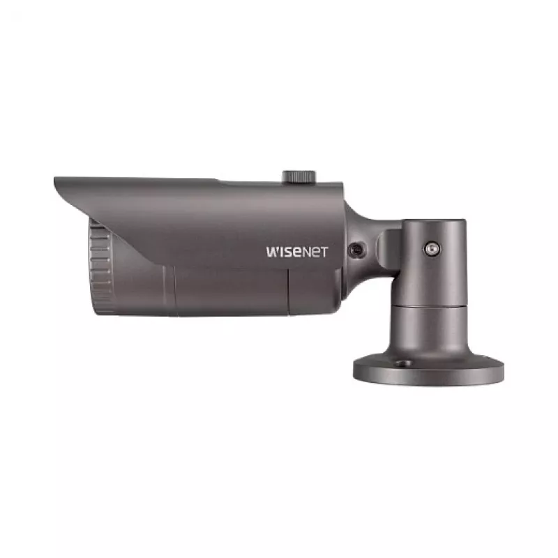 Bullet tipo IP apsaugos kamera Hanwha Wisenet QNO-6012R1 — 2,8 mm, 1920×1080, viduje / lauke, montuojama ant lubų / stalo, juoda