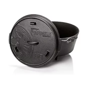 Kepimo skarda / lakštas Petromax FT12 apvali ketaus krosnis, tinkama duonai ir mėsai, 15 kg