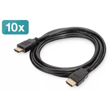 HDMI laidas Digitus AK-990920-020-S 2 m pakuotėje 10 vnt.