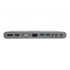 Eaton Tripp Lite USB-C Dock, Triple Display - 4K HDMI/DisplayPort, VGA, USB 3.2 Gen 1, USB-A/USB-C Hub, GbE, 100W PD Charging, International Power Cables - docking station - USB-C