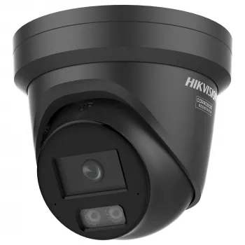 Hikvision 4 MP Smart Hybrid Light su ColorVu fiksuota turret kamera - JUODA (DS-2CD2347G3-LI2UY(2.8mm)(Juoda))