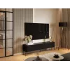 TV spintelė cama meble VERA 190x40x50 cm — matinio juodo viršaus ir rėmo