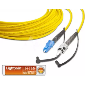 Lightwin aukštos kokybės simplexinis LWL pataisų kabelis, vienmodis, LC - ST LWL pataisų kabelis (LSP-09 LC-ST 3.0)