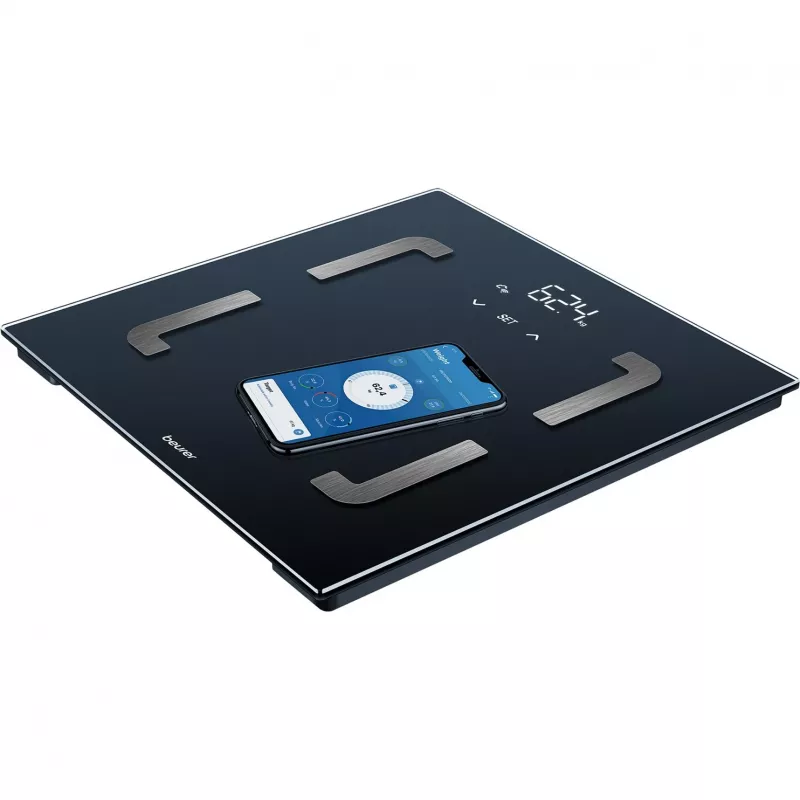 Beurer BF 880 WIFI analitinės svarstyklės, svėrimo riba (maks.)=180 kg, juodos (76008)