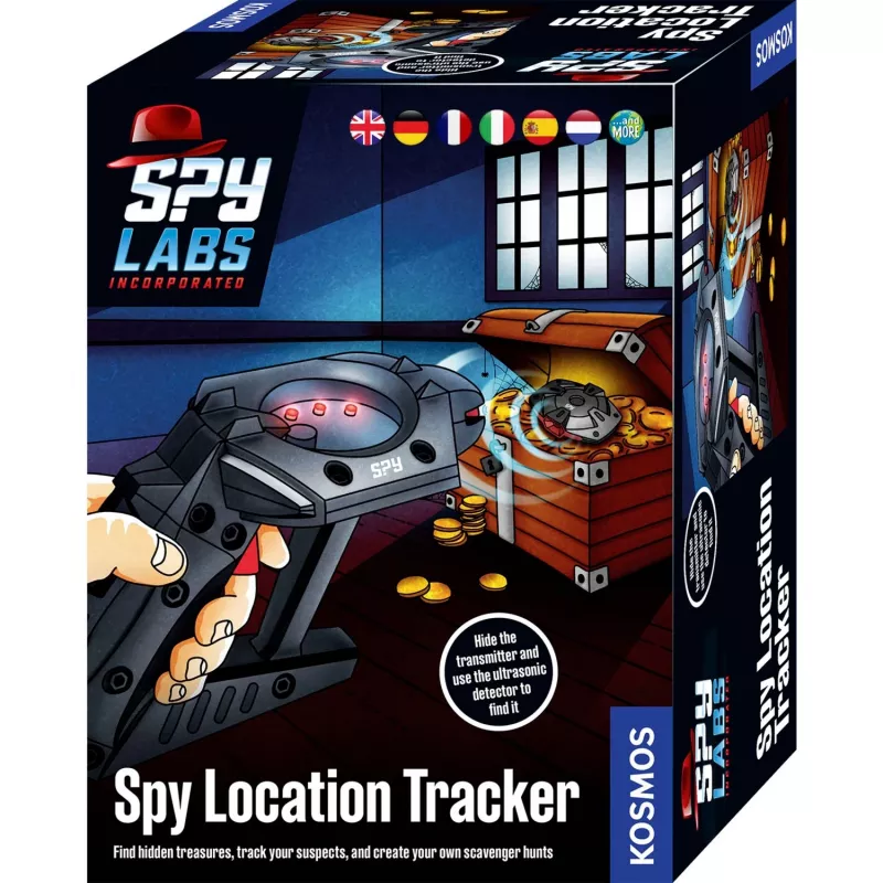 Spy Labs Incorporated šnipų buvimo vietos seklys, detektyvų rinkiniai tarptautinė versija