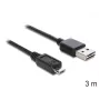 USB laidas DeLOCK EASY-USB 2.0-A - USB 2.0 micro-B 3m