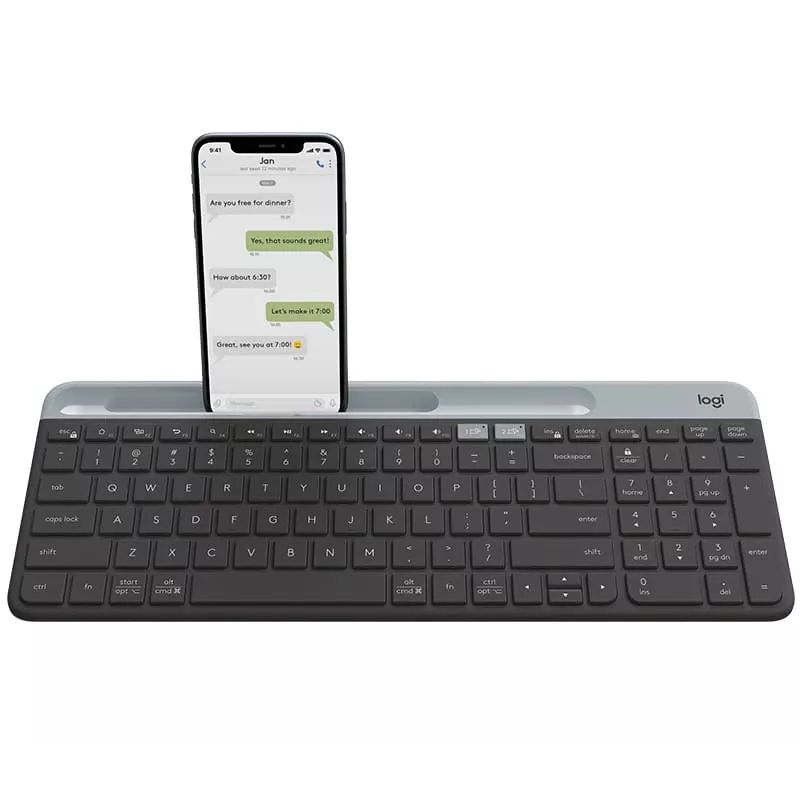 Belaidė klaviatūra Logitech plonas Multi-Device K580