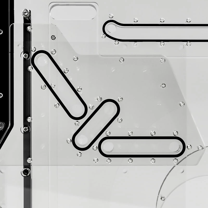 Singularity Computers Spectre 2.0 Elite Kit Side Distro Plate - juoda
