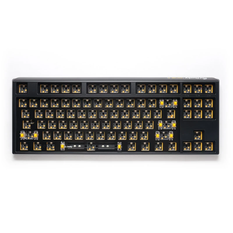 Ducky One 3 Hot-Swap Barebone TKL klaviatūra žaidimams USB JAV anglų Juoda