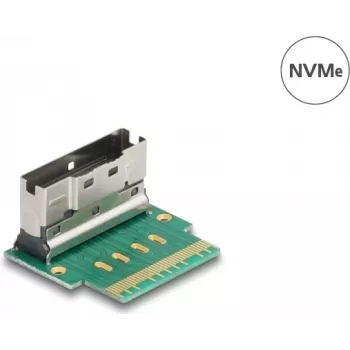 Adapter DELOCK Internal SFF-8654 to SFF-8654 (male), model 64179, plonas SAS 8i 90°