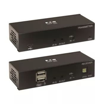 Eaton Tripp Lite Series DisplayPort į HDMI per Cat6 praplėtimo rinkinys su KVM palaikymu, 4K 60Hz, 4:4:4, USB, PoC, HDCP 2.2, iki 230 pėdų, TAA - Vaizdo/garso praplėtimas, HDMI, Di