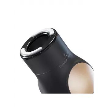 Veido masažuoklis Therabody Theraface Hot & Cold Rings FG Juoda — 67 mm, belaidis, 2 programos, OLED ekranas