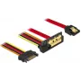 SATA kabelis DeLOCK 85229 0,3 m SATA 7 kontaktų SATA 22 kontaktų Juoda
