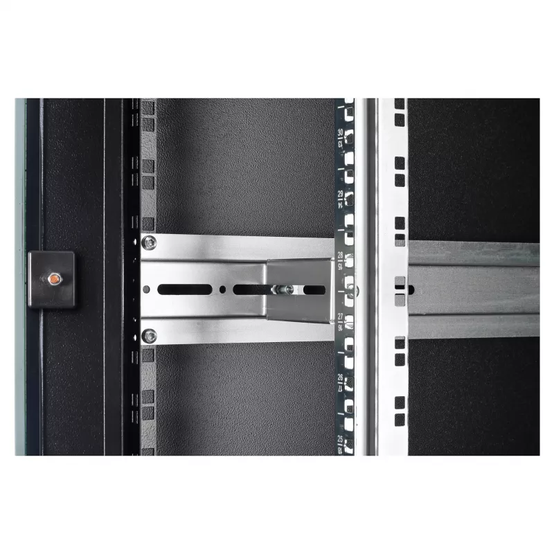 Tinklo spinta DIGITUS Unique Light serija 42U 800×1000 mm (P×G) laisvai pastatoma, 800 kg, IP20, rakto užraktas