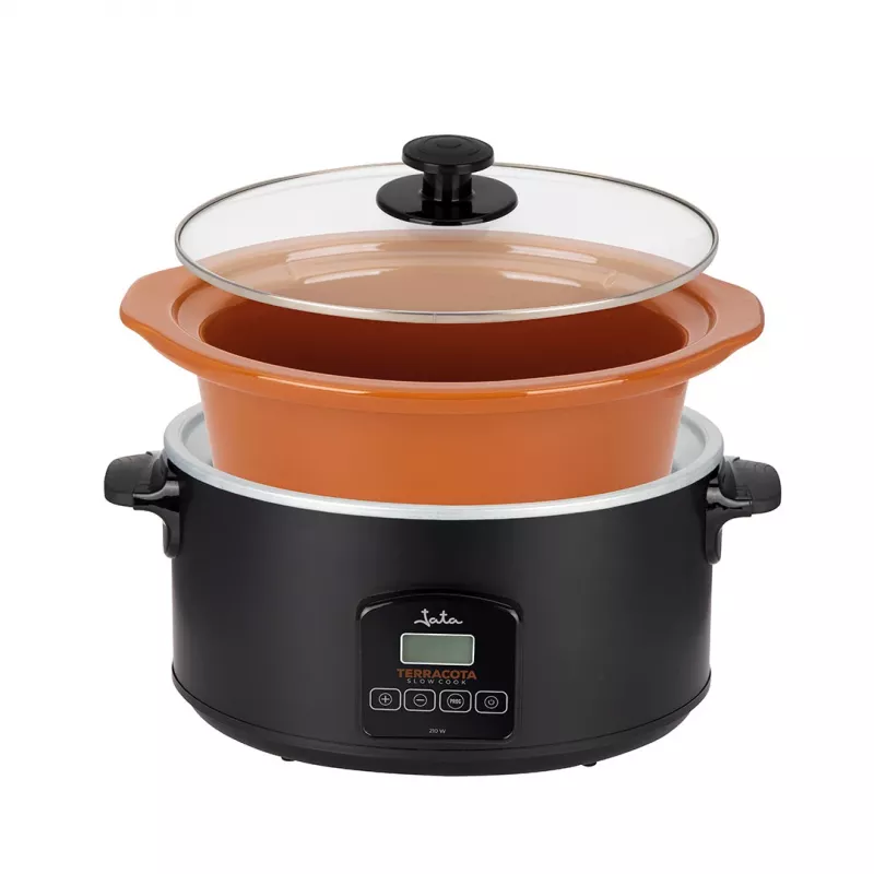 Lėto virimo puodas Jata JEOL2145 5 L 210 W Juoda Terakota Mygtukai 230 V