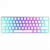 Thock Compact Wireless Pudding Onyx White, Gaming Keyboard White, DE-Layout, Kailh Box Red