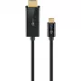 Goobay USB-C į HDMI laidas 4K 60 Hz 1 m juodas - USB-C kištukas > HDMI